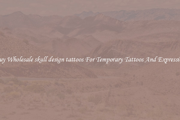 Buy Wholesale skull design tattoos For Temporary Tattoos And Expression