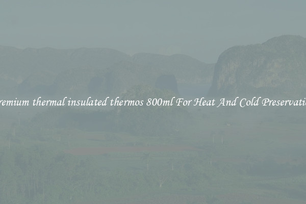 Premium thermal insulated thermos 800ml For Heat And Cold Preservation