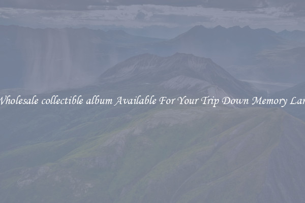 Wholesale collectible album Available For Your Trip Down Memory Lane